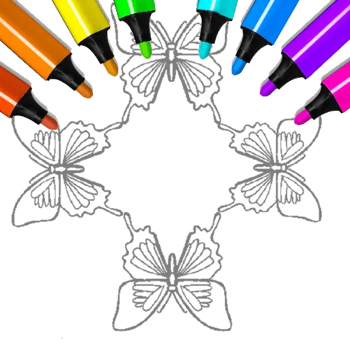 Butterfly Coloring Pages Kids