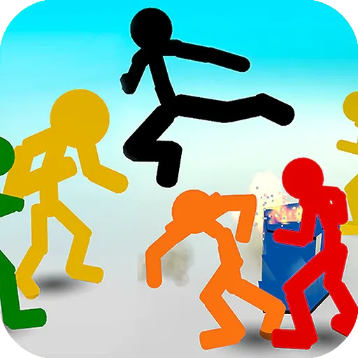 Stickman Street Fighting 3D